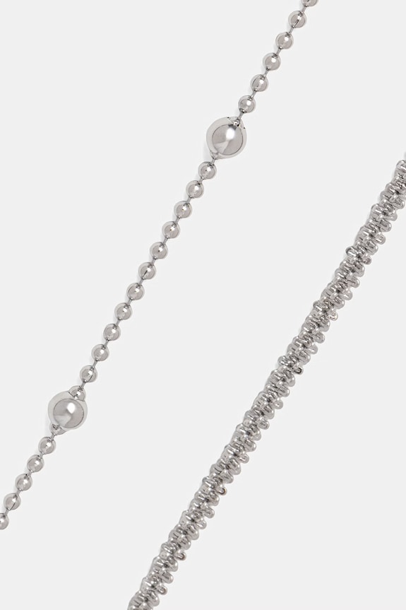 Calvin Klein náramok dámsky z ušľachtilej ocele 2-pak 35000947 strieborná AA00