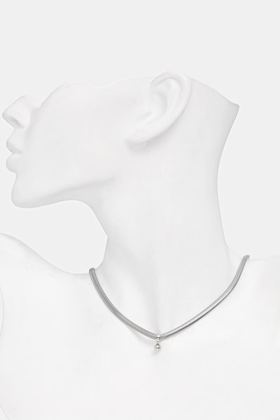 Calvin Klein colier pentru femei, din oțel inoxidabil 35000960 argintiu AA00