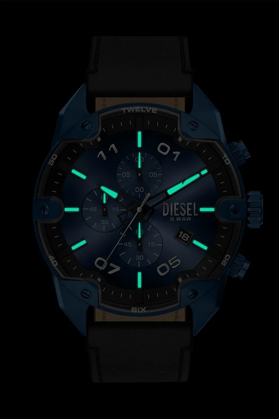Diesel ceas pentru sport Spiked negru DZ4703