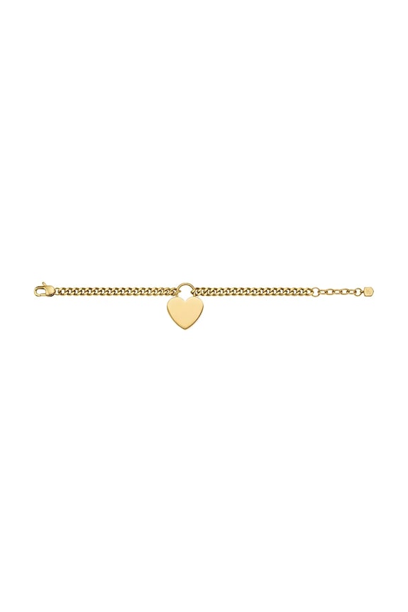 Fossil brățară pentru femei, din oțel inoxidabil fără piatră Sutton aur JF04959710