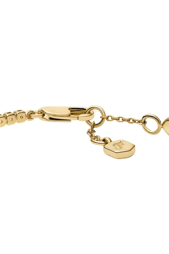 Accesorii Fossil brățară pentru femei, cu zirconiu cubic Sutton JA7303710 aur