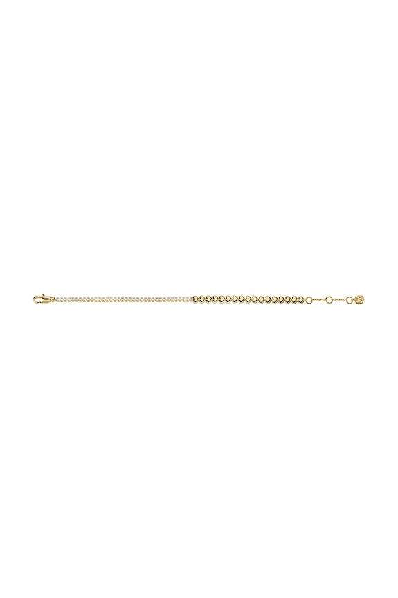 Fossil brățară pentru femei, cu zirconiu cubic Sutton aur JA7303710