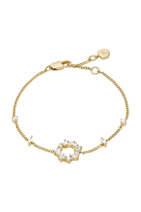 Fossil brățară pentru femei, cu zirconiu cubic Ellis aur JA7296710