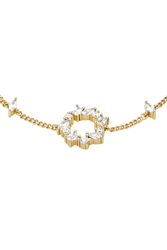 Fossil brățară pentru femei, cu zirconiu cubic Ellis JA7296710 aur AA00