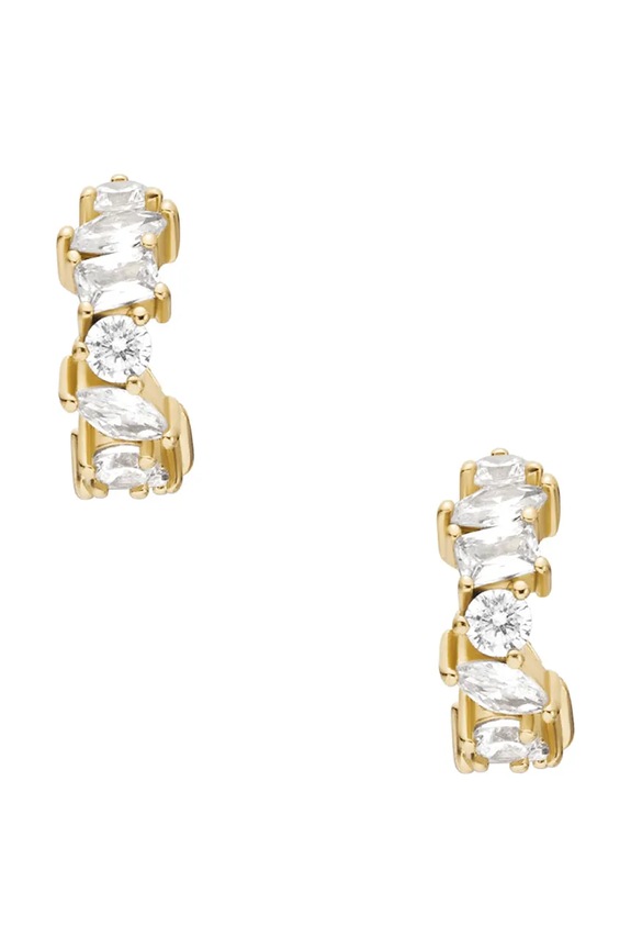 Fossil cercei pentru femei, din cristal Ellis JA7297710 aur AA00