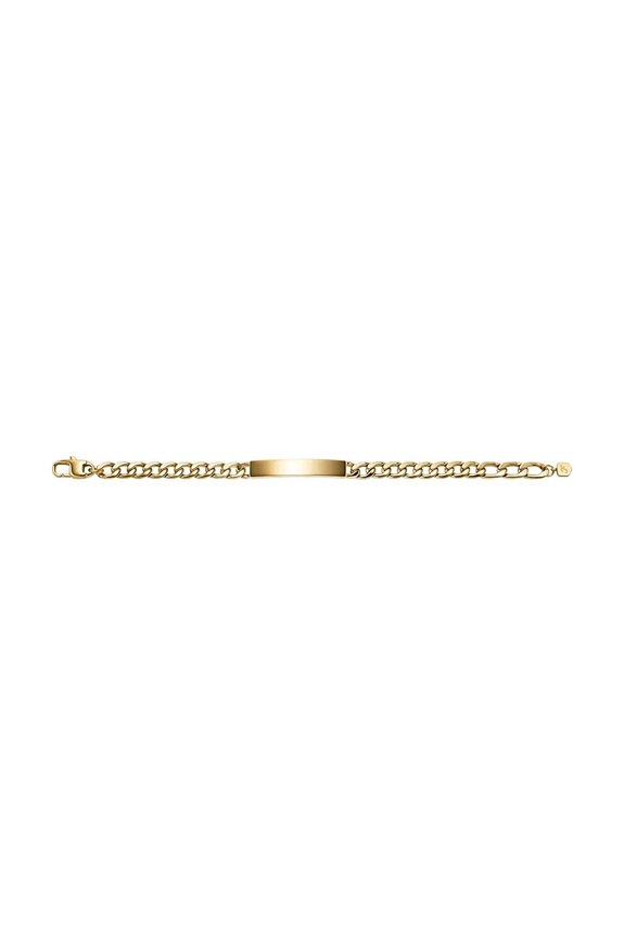 Fossil brățară pentru femei, din oțel inoxidabil fără piatră Ellis aur JF04967710
