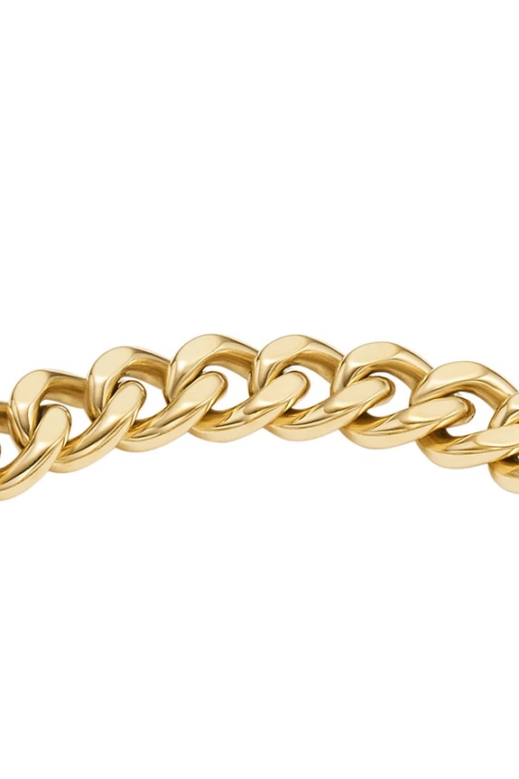 Accesorii Fossil brățară pentru femei, din oțel chirurgical cu cristal Carlie JF04957710 aur
