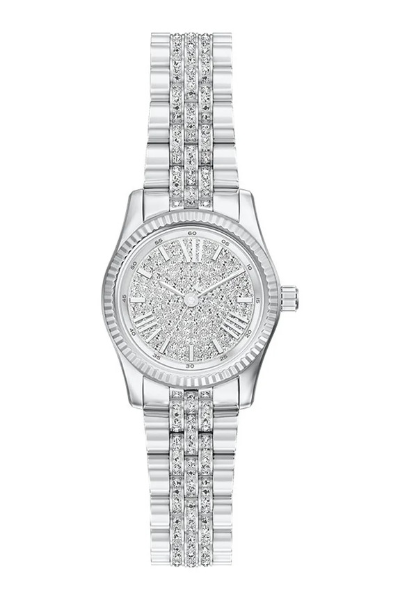 Michael Kors hodinky dámske Lexington Lady strieborná MK7577
