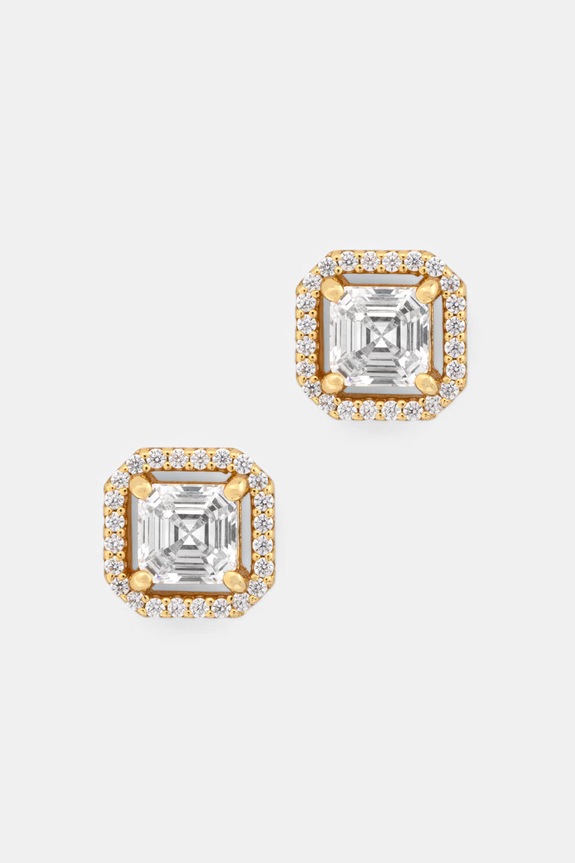 Michael Kors cercei pentru femei, din argint placat cu aur cu zirconiu cubic aur MKC1845710