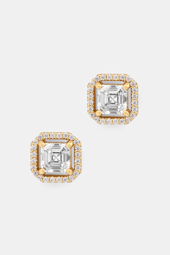 Michael Kors cercei pentru femei, din argint placat cu aur cu zirconiu cubic aur MKC1845710