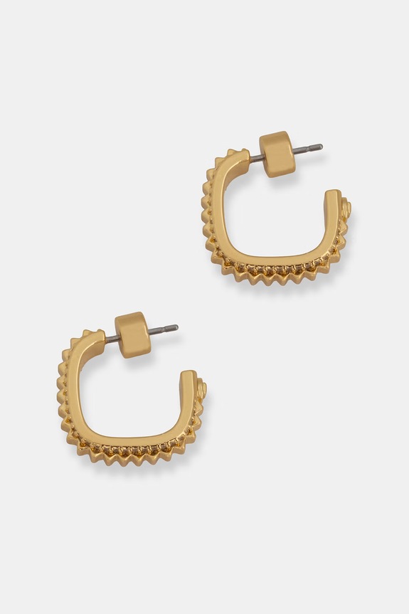 Michael Kors cercei pentru femei placați cu aur cu zirconiu cubic aur MKJ8613710