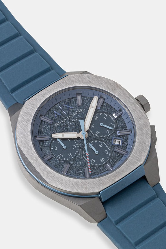 Armani Exchange zegarek sportowy damski Sync AX4291 niebieski AA00