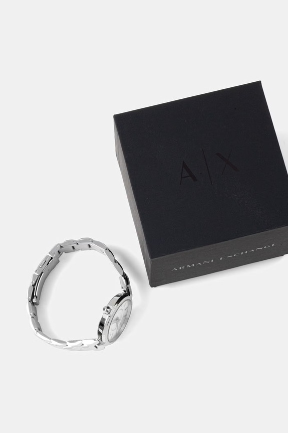 Akcesoria Armani Exchange zegarek damski Audelle AX4405 srebrny