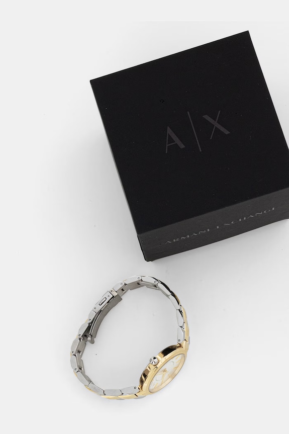 Akcesoria Armani Exchange zegarek damski Audelle AX4406 złoty