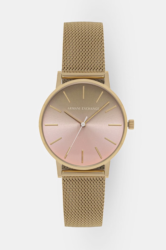 Armani Exchange zegarek damski Lola złoty AX5619
