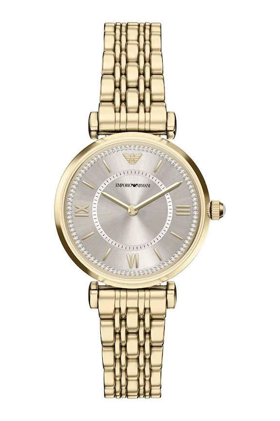 Emporio Armani hodinky dámske Gianni T-Bar zlatá AR11766