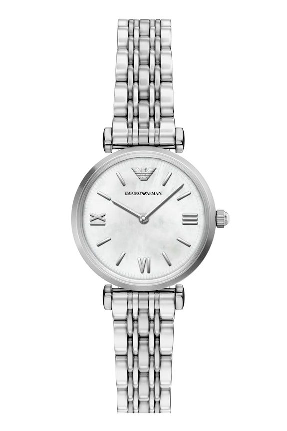 Emporio Armani hodinky dámske Gianni T-Bar strieborná AR11768