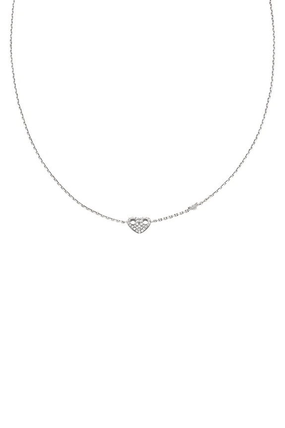 Emporio Armani řetízek dámský stříbrný s kubickým zirkonem Sentimental stříbrná EG3646040