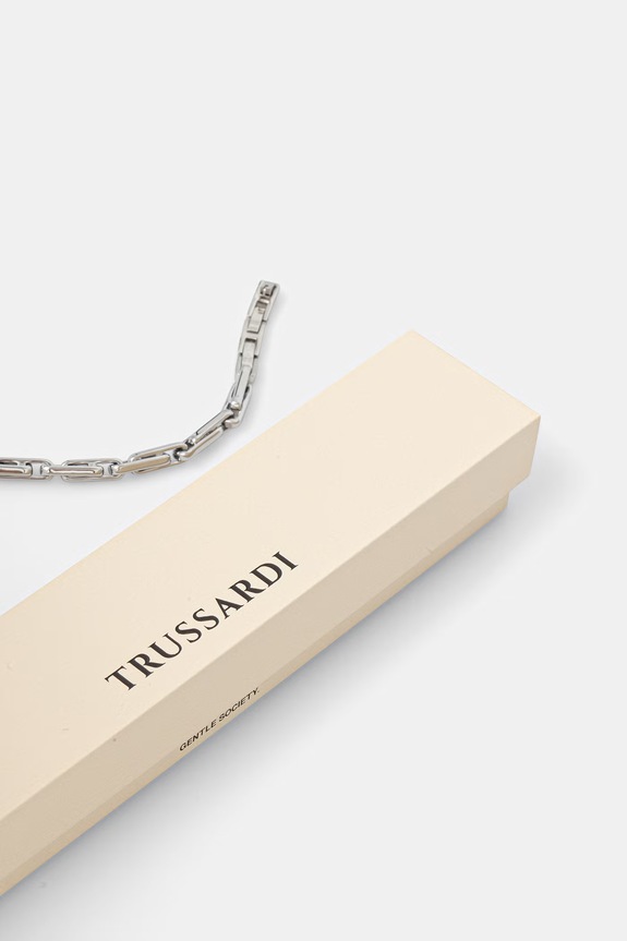 Accesorii Trussardi brățară pentru femei T-STEEL TJAXV53 argintiu