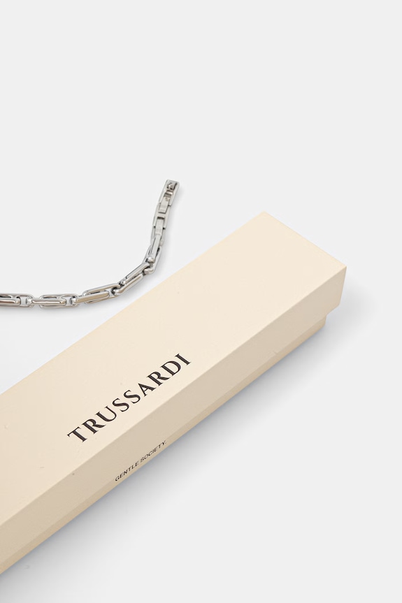 Accesorii Trussardi brățară pentru femei T-STEEL TJAXV53 argintiu