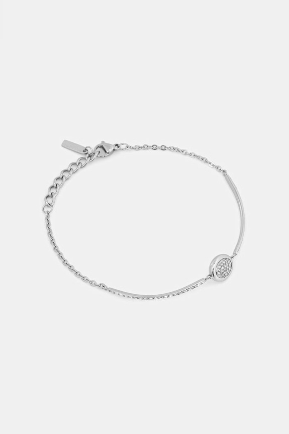 Accesorii Trussardi set ceas și brățară pentru femei T-MILANO R2453175501 argintiu