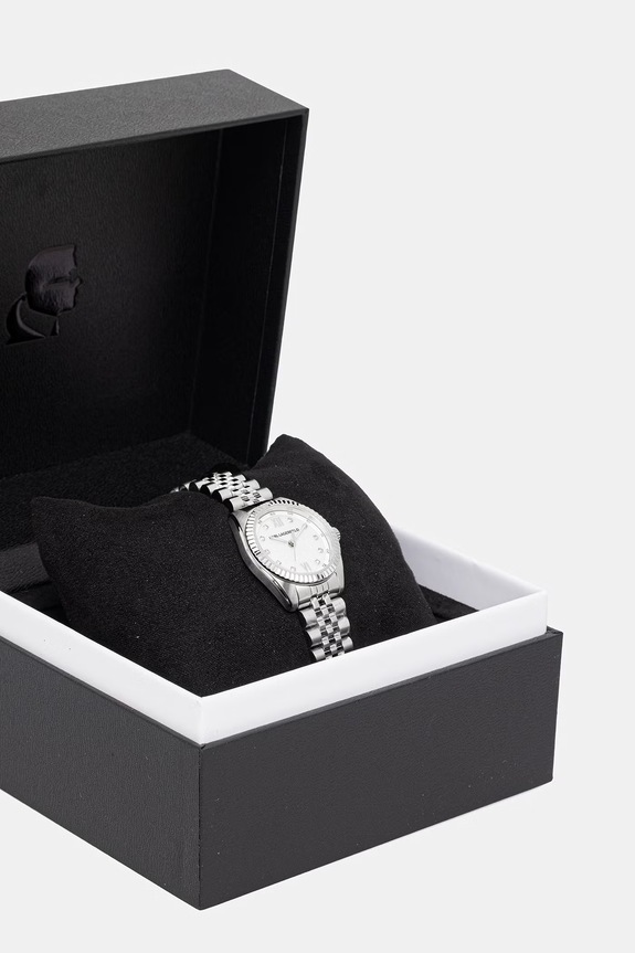 Karl Lagerfeld Zegarek damski srebrny R0553109506