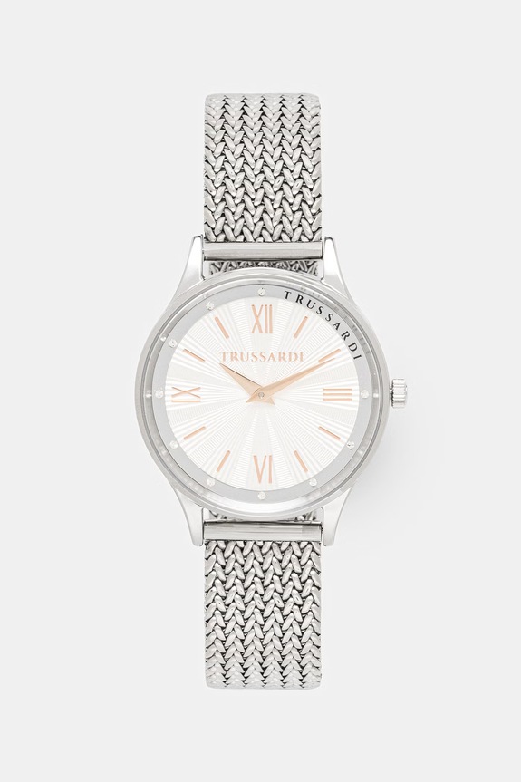 Trussardi zegarek damski srebrny R2453152503