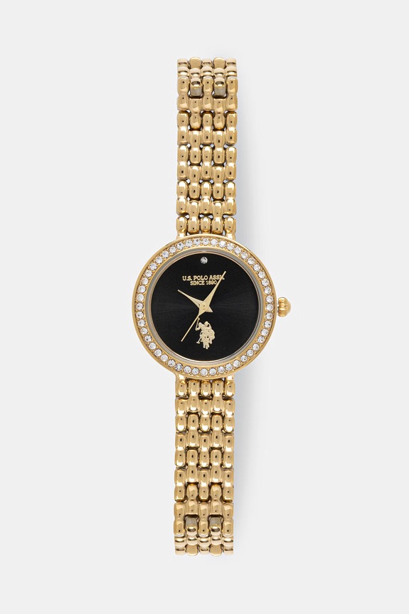 U.S. Polo Assn. zegarek damski HARMONY złoty USP8433BK