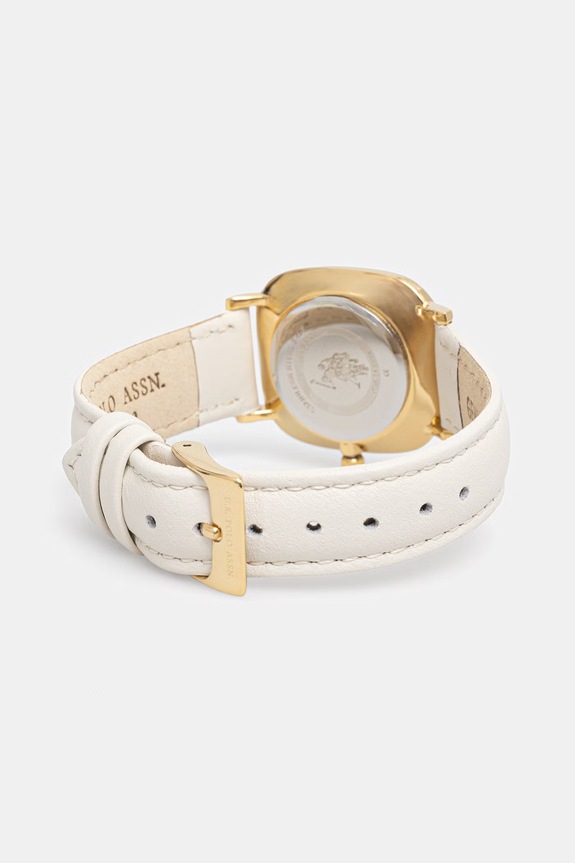 U.S. Polo Assn. zegarek damski KEIRA USP8229YG beżowy AA00