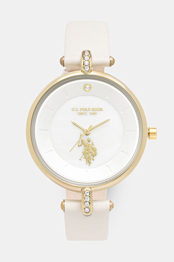 U.S. Polo Assn. zegarek damski HELEN beżowy USP5346YG