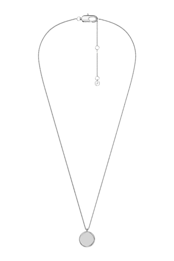 Fossil náhrdelník s príveskom dámsky z nehrdzavejúcej ocele Ellis JF04978040 strieborná AA00