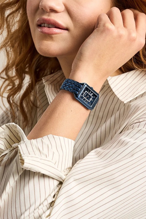 Fossil zegarek damski Raquel granatowy ES5479