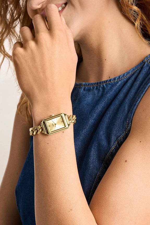 Fossil zegarek damski Raquel złoty ES5478