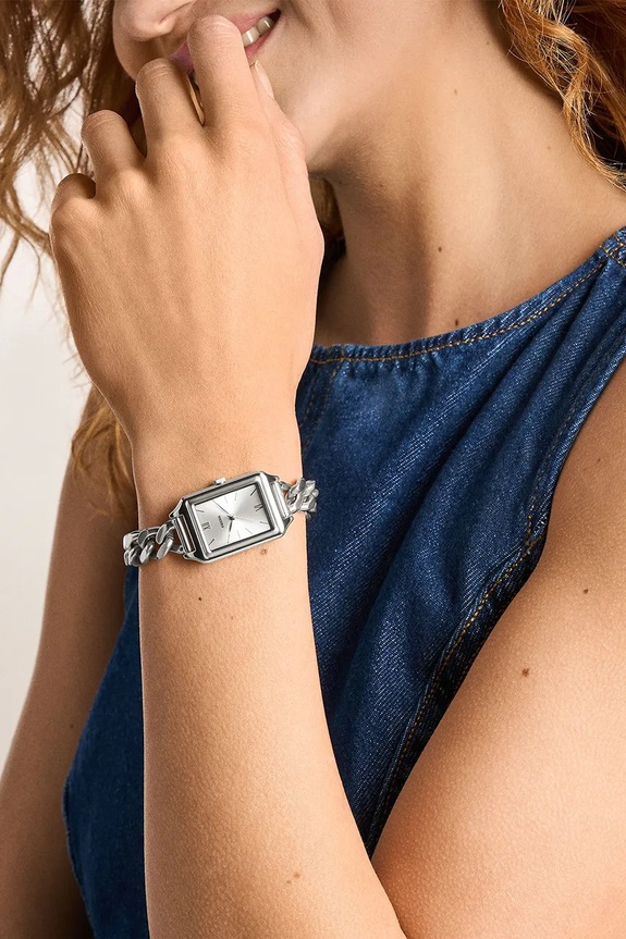 Fossil zegarek damski Raquel srebrny ES5477