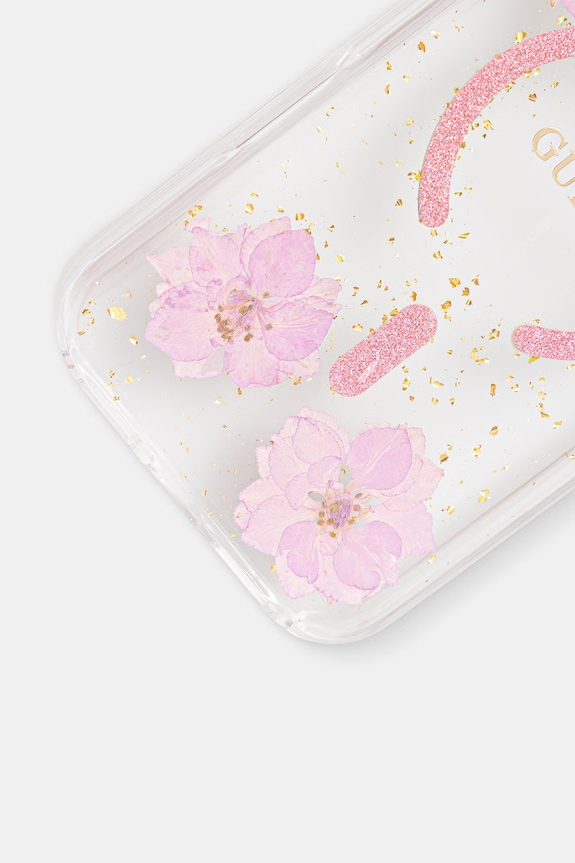 Guess etui na telefon iPhone 17 Pro Max GUHMP17XRBFGFGMP różowy AA00