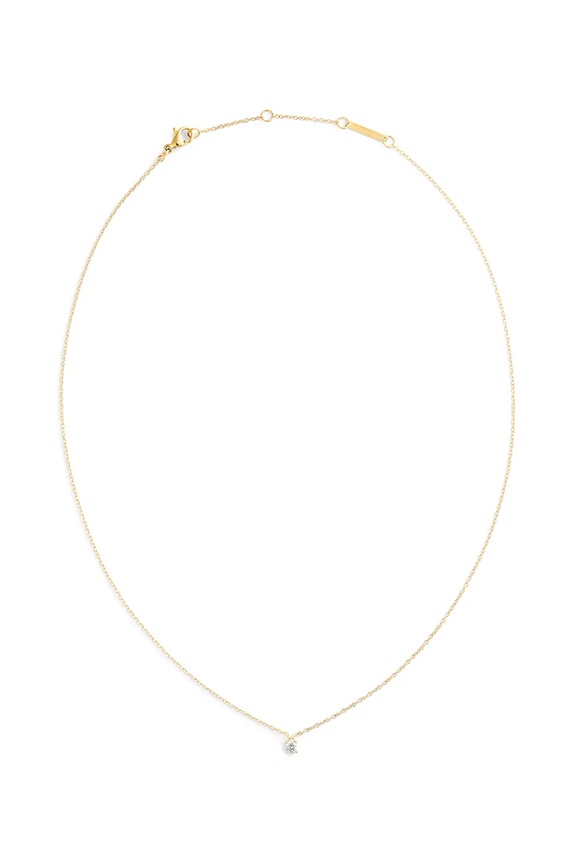 Daniel Wellington Κολιέ με κρεμαστό γυναικείο από ανοξείδωτο ατσάλι με ζιργκόν χρυσαφί DW00401967