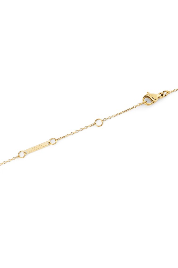 Αξεσουάρ Daniel Wellington Κολιέ με κρεμαστό γυναικείο από ανοξείδωτο ατσάλι με ζιργκόν DW00401967 χρυσαφί