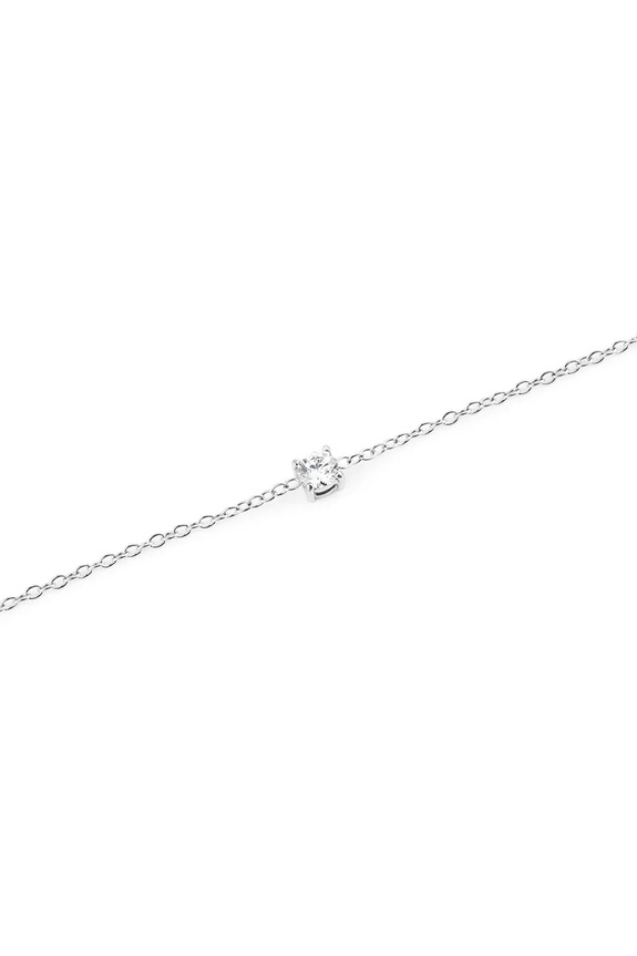 Daniel Wellington Βραχιόλι γυναικείο από ανοξείδωτο ατσάλι με ζιργκόν DW00401960 ασημί AA00