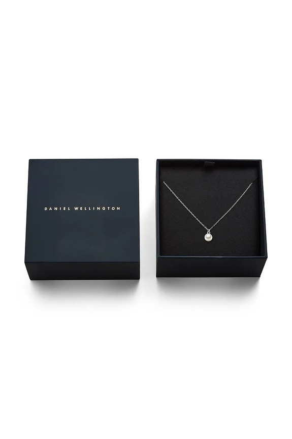 Daniel Wellington κολιέ γυναικείο από ανοξείδωτο ατσάλι με μαργαριτάρι ασημί DW00401957
