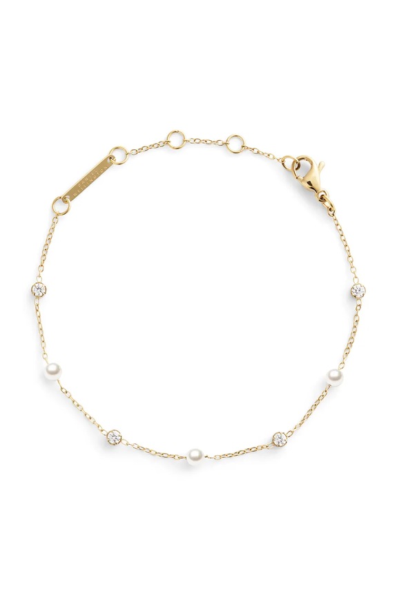 Daniel Wellington βραχιόλι γυναικείο από ανοξείδωτο ατσάλι με κρύσταλλο χρυσαφί DW00401952