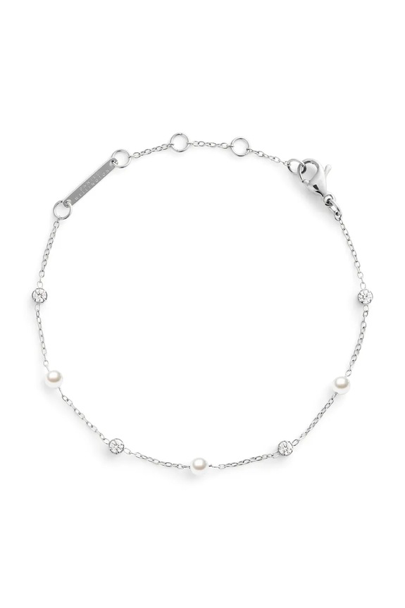 Daniel Wellington Βραχιόλι γυναικείο από ανοξείδωτο ατσάλι με κρύσταλλο ασημί DW00401951