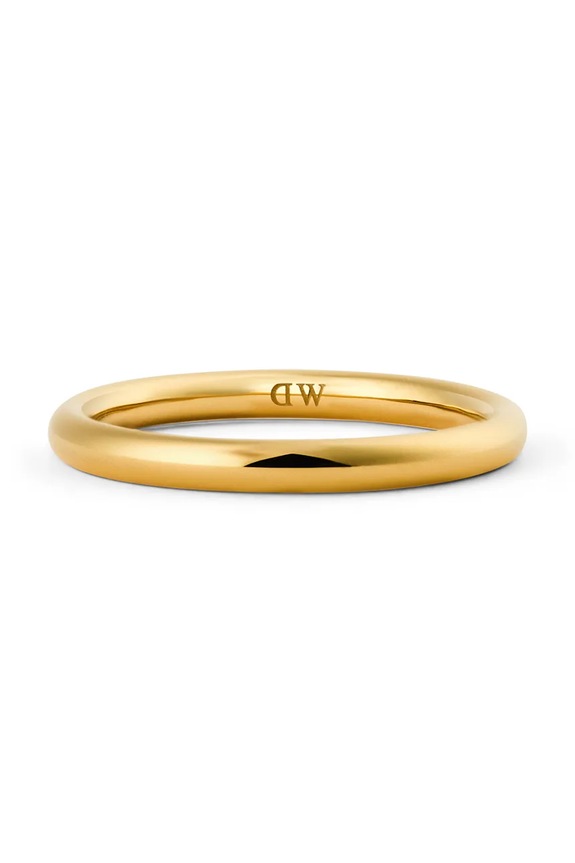 Daniel Wellington δαχτυλίδι γυναικείο από ανοξείδωτο ατσάλι DW00401906 χρυσαφί AA00