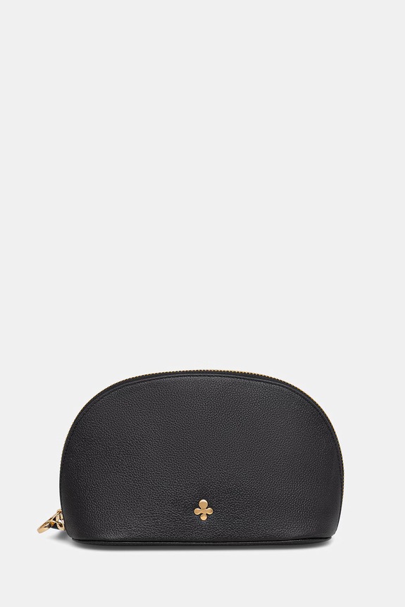 Lilou kopertówka damska skórzana czarny BAG/POUCH/BLACAL/PO