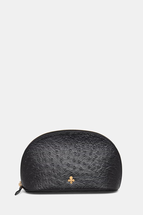 Lilou kopertówka damska skórzana czarny BAG/POUCH/BLAOST/PO