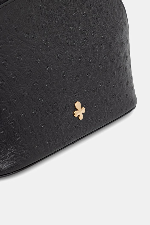 Lilou kopertówka damska skórzana czarny BAG/POUCH/BLAOST/PO