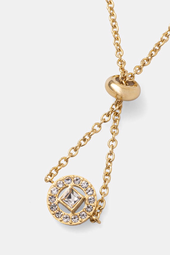 Karl Lagerfeld náramek dámský z nerezové oceli s krystalem KLBJX13 zlatá AA00