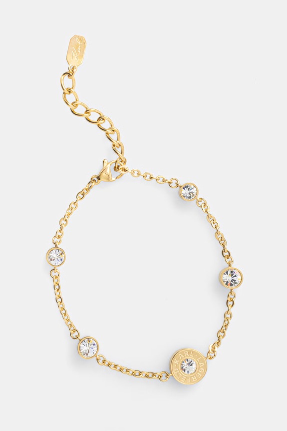 Karl Lagerfeld zapestnica ženska iz nerjavečega jekla zlata KLBJX12