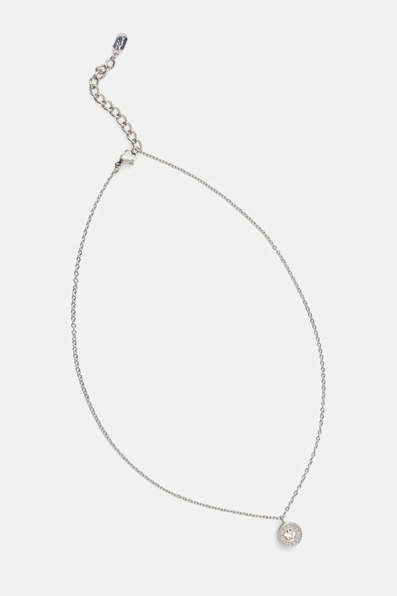 Karl Lagerfeld ogrlica z obeskom ženska iz nerjavečega jekla srebrna KLBJX07