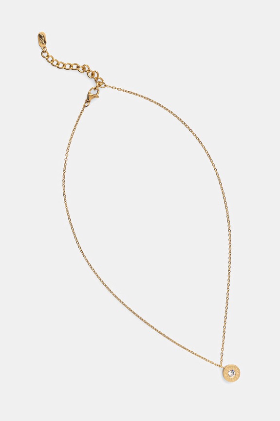 Karl Lagerfeld ogrlica z obeskom ženska iz nerjavečega jekla zlata KLBJX06