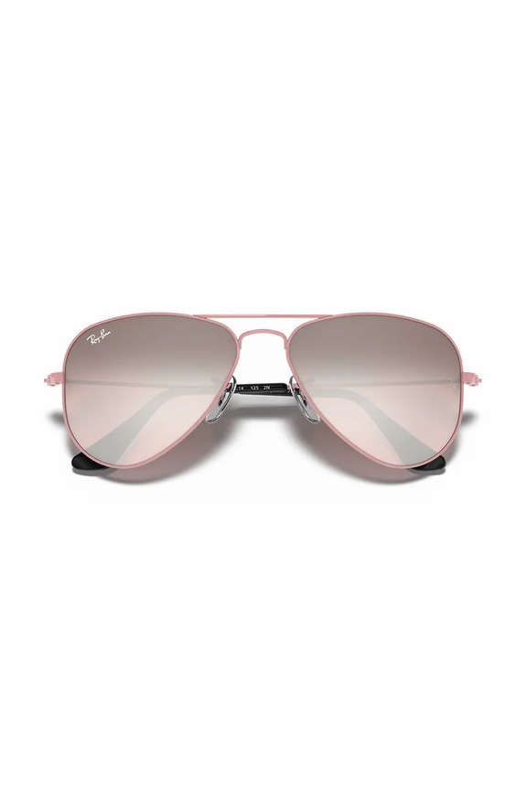 Слънчеви очила Ray-Ban JUNIOR AVIATOR 0RJ9506S.G розов